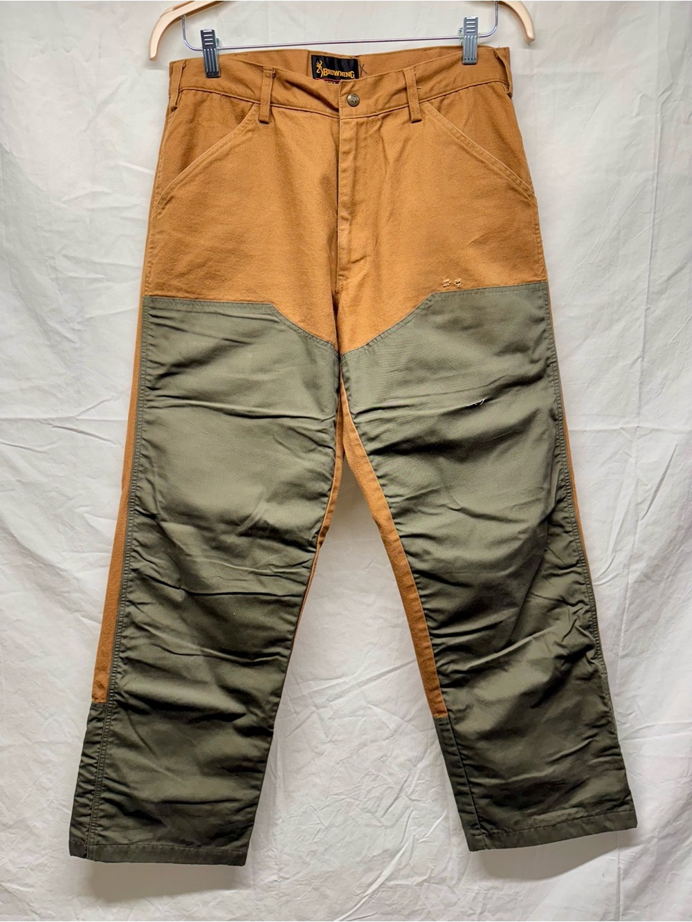 Browning Two-Tone Pheasant Hunting Pants in Brown and Olive